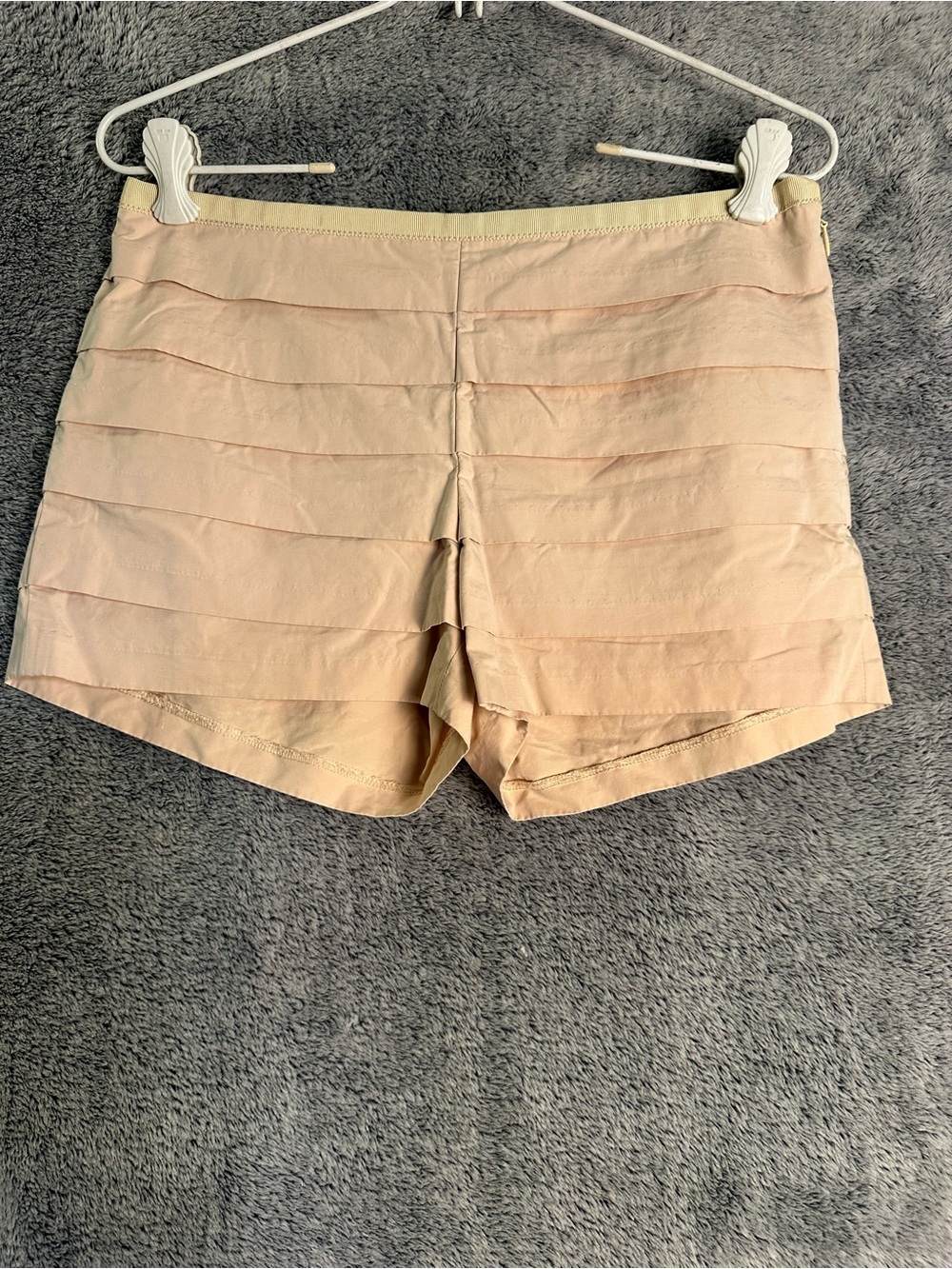 J. Crew Peach Tiered High-Rise Shorts